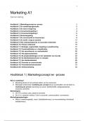 NIMA Marketing A1 &vert; compacte samenvatting 