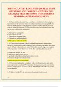 2025 TMC LATEST EXAM WITH 300 REAL EXAM  QUESTIONS AND CORRECT ANSWERS&sol; TMC  EXAM 2025 PREP TEST BANK WITH CORRECT  VERIFIED ANSWERS&lpar;BRAND NEW&excl;&rpar;