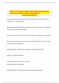 SPCE 310 study&vert; LATEST 2025 UPDATE&vert; Questions and Answers 100&percnt; Solved &vert; GRADED A&plus; &vert;Guaranteed Success