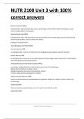 NUTR 2100 Unit 3 with 100- correct answers&period;