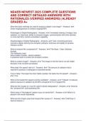 NDAEB NEWEST 2025 COMPLETE QUESTIONS AND CORRECT DETAILED ANSWERS WITH RATIONALES &lpar;VERIFIED ANSWERS&rpar; &vert;ALREADY GRADED A&plus;