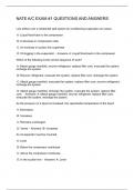 NATE A-C EXAM -1 QUESTIONS AND ANSWERS