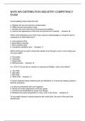 NATE AIR DISTRIBUTION INDUSTRY COMPETENCY EXAM