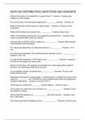 NATE AIR DISTRIBUTION QUESTIONS AND ANSWERS