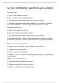 NATE AIR DISTRIBUTION QUESTIONS AND ANSWERS