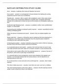 NATE AIR DISTRIBUTION STUDY GUIDE