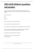SPEA-H432 Midterm questions and answers&period;