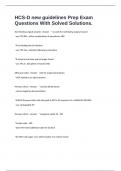 HCS-D new guidelines Prep Exam Questions With Solved Solutions&period;