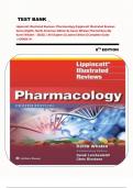  TEST BANK &lowbar; Lippincott Illustrated Reviews&colon; Pharmacology &lpar;Lippincott Illustrated Reviews Series&rpar; Eighth&comma; North American Edition By Karen Whalen Pharmd Bcps &lpar;By   Karen Whalen &CenterDot; 2022&rpar;&vert;&vert; All Chapters&vert;&vert;Lastest Edition&vert;&vert;Complete Guide  &vert;&vert;GRADE A&plus;            