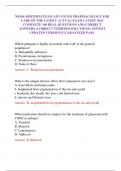 NR566 MIDTERM EXAM ADVANCED PHARMACOLOGY FOR CARE OF THE FAMILY ACTUAL EXAM LATEST 2025 COMPLETE 100 REAL QUESTIONS AND CORRECT ANSWERS &lpar;CORRECT VERIFIED SOLUTIONS&rpar; NEWEST UPDATED VERSION &vert;GUARANTEED PASS&period;