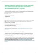 CLINICAL CHEM LATEST UPDATED 2025 ACTUAL FINAL EXAM WITH COMPLETE DETAILED QUESTIONA AND CORRECT VERIFIED ANSWERS ALREADY A&plus; GRADED