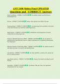 ANT 2100 Mehta Final UPDATED Questions and CORRECT Answers 