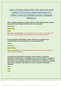 NURS 170 FINAL EXAM LATEST 2024 -2025 TEST BANK  COMPLETE 260 ACTUAL EXAM QUESTIONS WITH  CORRECT DETAILED ANSWERS &lpar;VERIFIED ANSWERS&rpar;  GRADED A&plus; 