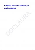 Chapter 18 Exam Questions And Answers