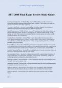 SYG 2000 Final Exam Review Study Guide&period;