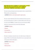 HESI MILESTONE 2 VERSION A AND B 2025&sol; LATEST UPDATE EXAM QUESTIONS AND CORRECT ANSWERS &lpar;VERIFIED ANSWERS&rpar; A&plus;GRADE