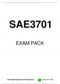 SAE3701 MCQ EXAM PACK 2026