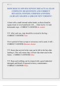 ROPE RESCUE OPS IFSI NEWEST 2025 ACTUAL EXAM  COMPLETE 100 QUESTIONS AND CORRECT  DETAILED ANSWERS &lpar;VERIFIED ANSWERS&rpar;  &vert;ALREADY GRADED A&plus;&vert;&vert;BRAND NEW VERSION&excl;&excl;