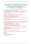 MASS PSYCHOLOGY JURISPRUDENCE EXAM QUESTIONS  AND CORRECT ANSWERS&vert; ACCURATE REAL EXAM WITH  FREQUENTLY TESTED QUESTIONS AND  RATIONALE&vert;ALREADY A GRADED&vert;GUARANTEED  PASS&vert;LATEST UPDATE 2024&sol;2025&period;