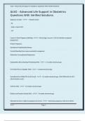 ALSO - Advanced Life Support in Obstetrics Questions With Verified Solutions&period;