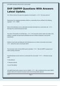 DVP SWPPP Questions With Answers Latest Update&period;