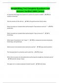 Weightlifting Test Complete Questions and Answers Verified 100&percnt; Correct