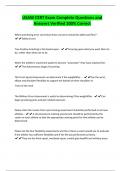 USAW CERT Exam Complete Questions and Answers Verified 100&percnt; Correct