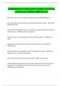 weightlifting EOT study guide Complete Questions and Answers Verified 100&percnt; Correct