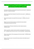 Olympic Weightlifting Practice Complete Questions and Answers Verified 100&percnt; Correct