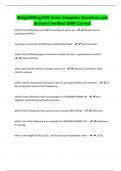 Weightlifting-EOC Exam Complete Questions and Answers Verified 100&percnt; Correct