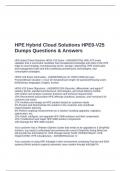 HPE Hybrid Cloud Solutions HPE0-V25 Dumps Questions & Answers