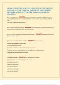 ARMY AEROMEDICAL EXAM AND STUDY GUIDE NEWEST  2024-2025 ACTUAL EXAM 160 QUESTIONS AND CORRECT  DETAILED ANSWERS &lpar;VERIFIED ANSWERS&rpar; &vert;ALREADY GRADED A  