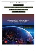SOLUTIONS MANUAL for Operations and Supply Chain Management&comma; 17th Edition By F&period; Robert Jacobs and Richard Chase&period; ISBN13&colon; 9781265071271&period;