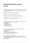 2025&sol;2026 Hesi RN Pediatrics Exam QUESTIONS WITH DETAILED VERIFIED ANSWERS   &lpar;100&percnt; CORRECT ANSWERS&rpar; &sol;ALREADY GRADED A  &sol;&sol;BRAND NEW&excl;&excl; &lpar;ALL BUNDLED HERE&excl;&excl;&excl;&rpar;