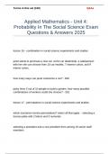 Plumbing Level 3 Applied Math Exam Questions & Answers 2025