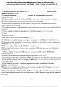 Adult Residential Facility &lpar;ARF&rpar; Practice Test&comma; California ARF Administrat Study Guide&comma; ARF &lpar;ARF TITLE 22&comma; DIV 6&comma; CHAPTER 6&rpar;