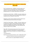 CTCD-CERTIFIED TEXAS CONTRACT DEVELOPER TEST 2025