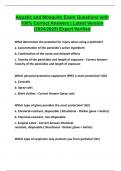 Aquatic and Mosquito Exam Questions with 100&percnt; Correct Answers &vert; Latest Version &lpar;2024&sol;2025&rpar; Expert Verified