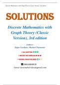 Solutions for Discrete Mathematics with Graph Theory &lpar;Classic Version&rpar; 3rd Edition by  Edgar Goodaire