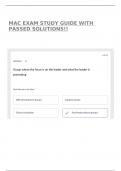 MAC EXAM STUDY GUIDE WITH PASSED SOLUTIONS&excl;&excl;