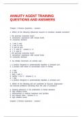 ANNUITIES CE QUESTIONS AND ANSWERS