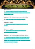 MU NURS 615&colon; ADVANCED PHARM - EXAM 4 REVIEW NEWEST EXAM COMPLETE QUESTIONS AND CORRECT  DETAILED ANSWERS &lpar;VERIFIED ANSWERS&rpar;