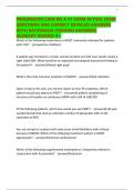 PROGRESSIVE CARE RN A V1 EXAM ACTUAL EXAM  QUESTIONS AND CORRECT DETAILED ANSWERS WITH RATIONALES &lpar;VERIFIED ANSWERS&rpar; &vert;ALREADY GRADED A&plus;