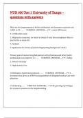 NUR 600 Test 1 University of Tampa &ndash; questions with answers