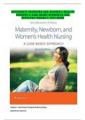 Test Bank for Maternity Newborn and Women&rsquo;s Health Nursing&colon; A Case-Based Approach 2nd Edition by&colon; O&rsquo;Meara&period; Newest Edition 2024
