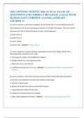 OB CAPSTONE NEWEST 2024 ACTUAL EXAM 120  QUESTIONS AND CORRECT DETAILED ANSWERS WITH  RATIONALES &lpar;VERIFIED ANSWERS&rpar; &vert;ALREADY GRADED A&plus;  