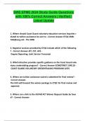 SWE EPME 2024 Study Guide Questions with 100&percnt; Correct Answers &vert; Verified &vert; Latest Update
