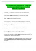 BUTLER EXAM HUUUUUUUGGEEE Preparation Questions Solved 100&percnt; Correct&vert; Verified Solutions-Newest 2025