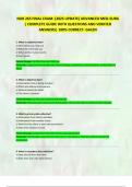 NUR 265 FINAL EXAM&colon; &lpar;2025 UPDATE&rpar; ADVANCED MED-SURG &vert; COMPLETE GUIDE WITH QUESTIONS AND VERIFIED ANSWERS&vert; 100&percnt; CORRECT- GALEN