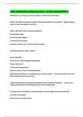 AHIT ALL 2024&sol;2025 EXAM Questions STUDY GUARANTEE A